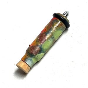 Green, Blue, Red, Gold Pendant Brass bottle with cork stopper :) New